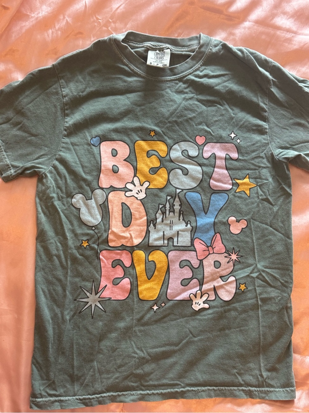 Comfort Colors Olive Green Heavyweight Cotton Tee